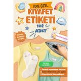 Kıyafet Etiketi - Okul Kıyafetlerine Kişiye Özel 30 Saniyede Kolay Uygulama Yıkanabilir - Yıldızlar - Çok Renkli - Kumaş Etiketi - 40x13mm