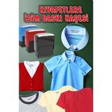 Kıyafetlere Isim Baskı Kaşesi / Kıyafet Kaşesi / Kumaş Elbise Kaşesi - 01-Siyah