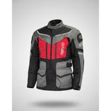 Kıyak Moto Stork Kırmızı 4 Mevsim Unisex Motosiklet Montu Korumalı Reflektörlü - 3XL