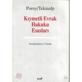Kıymetli Evrak Hukuku Esasları