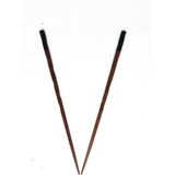 Kiyomi Çok Kullanımlık -Koyu Ahşap Bambu Chopstick - 2 Adet
