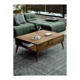 kiyra wood Orta Sehpa Masa Salon Sehpası Lüx Model 90x45x33 Atlantik Çam