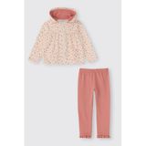 Kız Bebek 2'li Pembe Eşofman Takımı 0-6 Ay (56-62 cm)