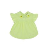 Kız Bebek Aplike Yakalı Sarı Bluz 2 Yaş (92 cm)