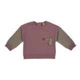 Kız Bebek Baskı Detaylı Gül Kurusu Sweatshirt 3 Yaş (98 cm)