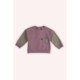 Kız Bebek Baskı Detaylı Gül Kurusu Sweatshirt 6-12 Ay (68-74 cm)