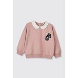 Kız Bebek Bebe Yaka Pembe Sweatshirt 6-12 Ay (68-74 cm)