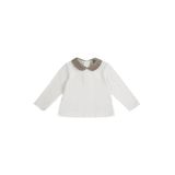 Kız Bebek Bebe Yakalı Ekru Tişört 12-18 AY (80-86 cm)