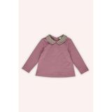 Kız Bebek Bebe Yakalı Gül Kurusu Tişört 12-18 AY (80-86 cm)