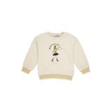 Kız Bebek Bej Sweatshirt 0-6 Ay (56-62 cm)