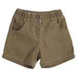 Kız Bebek Beli Lastikli Camel Kot Şort 6-12 Ay (68-74 cm)