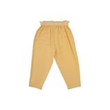 Kız Bebek Beli Lastikli Cepli Sarı Pantolon 12-18 Ay (80-86 cm)