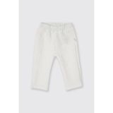 Kız Bebek Beyaz Çiçek Desenli Pantolon 6-9 Ay (68 cm)