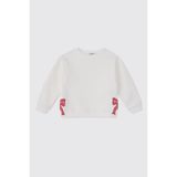 Kız Bebek Beyaz Sweatshirt 6 Yaş (116 cm)