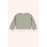Kız Bebek Bisiklet Yaka Haki Sweatshirt 4 Yaş (104 cm)
