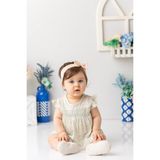 Kız Bebek Çiçek Desenli Çıtçıtlı Body Elbise - Desenli - 6 - 9 Ay