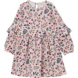 Kız Bebek Çiçek Desenli Elbise - Pembe Desenli - 3 Yaş