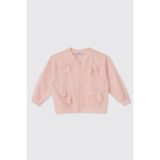 Kız Bebek Çiçek Motifli Pembe Sweatshirt 5 Yaş (110 cm)