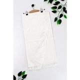 Kız Bebek Çift Katlı Natural Dantelli Lüks Penye Battaniye STL6698
