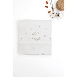 Kız Bebek Çift Katlı Natural Penye Battaniye STL6698