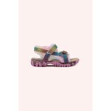 Kız Bebek Cırt Cırt Detaylı Pembe Sandalet 22