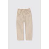 Kız Bebek Çizgili Bej Pantolon 12-18 Ay (80-86 cm)