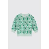 Kız Bebek Desenli Mint Sweatshirt 0-6 Ay (56-62 cm)