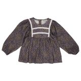 Kız Bebek Desenli Mor Bluz 2 Yaş (92 cm)
