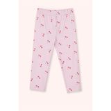 Kız Bebek Desenli Pembe Tayt 6-12 Ay (68-74 cm)