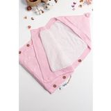 Kız Bebek Düğmeli Pembe Anakucağı Kundak Stl6461