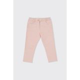 Kız Bebek Düğmeli Pembe Pantolon 6-12 Ay (68-74 cm)