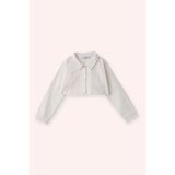 Kız Bebek Ekru Crop Ceket 3 Yaş (98 cm)