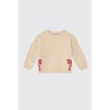 Kız Bebek Ekru Sweatshirt 6 Yaş (116 cm)