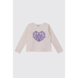 Kız Bebek Ekrulıla Sweatshirt 7 Yaş (122 cm)