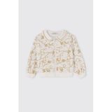 Kız Bebek Fermuarlı Beyaz Sweatshirt 3 Yaş (98 cm)