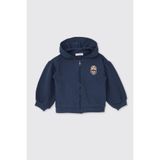 Kız Bebek Fermuarlı Lacivert Sweatshirt 12-18 Ay (80-86 cm)
