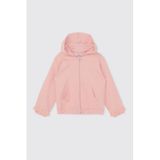 Kız Bebek Fermuarlı Pudra Sweatshirt 0-6 Ay (56-62 cm)