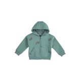 Kız Bebek Fermuarlı Yeşil Sweatshirt 6-12 Ay (68-74 cm)