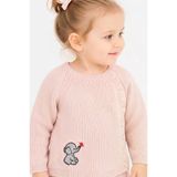 Kız Bebek Fil Detaylı Kazak 23115