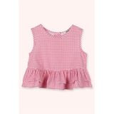 Kız Bebek Fırfır Detaylı Nar Bluz 3 Yaş (98 cm)