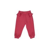 Kız Bebek Fırfır Kırmızı Eşofman Alt 0-6 Ay (56-62 cm)