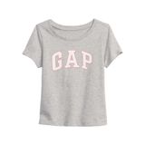 Kız Bebek Gap Logo T-Shirt Gri 12-18 Ay
