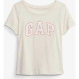 Kız Bebek Gap Logo T-Shirt Kırık Beyaz