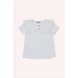 Kız Bebek Gold Detaylı Ekru Tişört 12-18 Ay (80-86 cm)