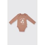 Kız Bebek Gül Uzun Kollu Body 0-3 Ay (56 cm)