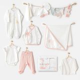 Kız Bebek Hastane Çikişi 10 Pcs Newborn Set Love Family Ac25501