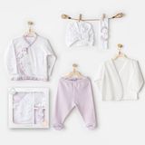 Kız Bebek Hastane Çikişi 5 Pcs Newborn Set Magical Butterfly AC25570 - 0 - 3 Ay - Beyaz