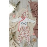 Kız Bebek Hastane Çıkışı Pembe Baby - Yenidoğan - Desenli