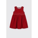 Kız Bebek Kadife Kırmızı Elbise 12-18 Ay (80-86 cm)