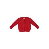 Kız Bebek Kırmızı Triko Hırka 12-18 AY (80-86 cm)
